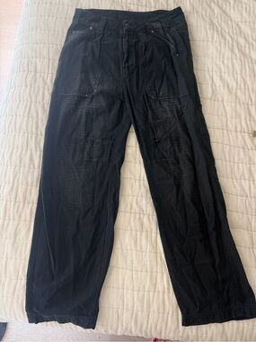 Free People Women’s Black Cargo Pants